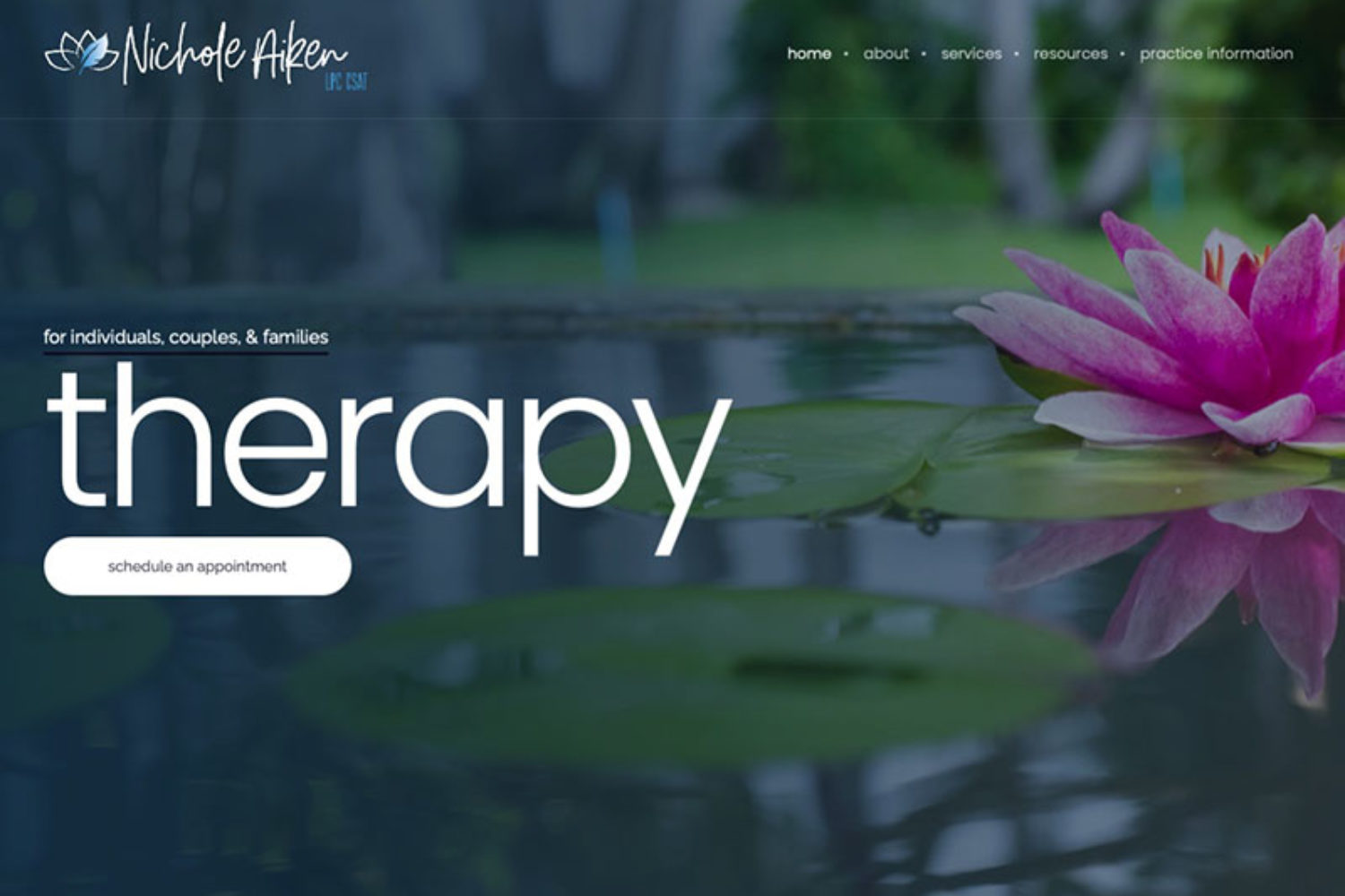 therapy website demo