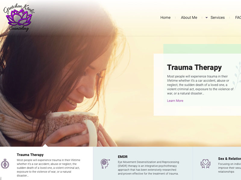 therapy website demo