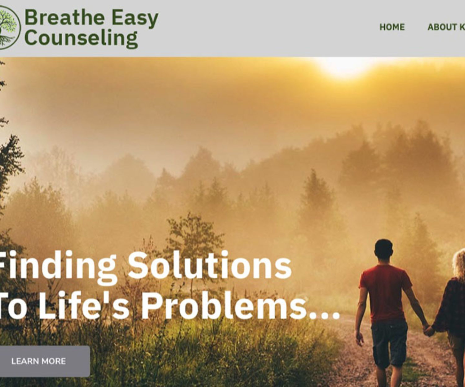 therapy website demo