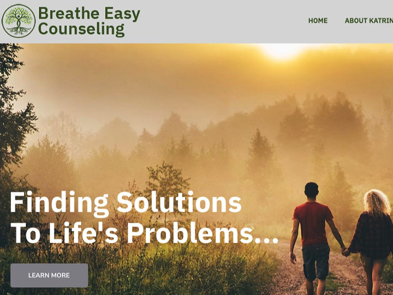 therapy website demo